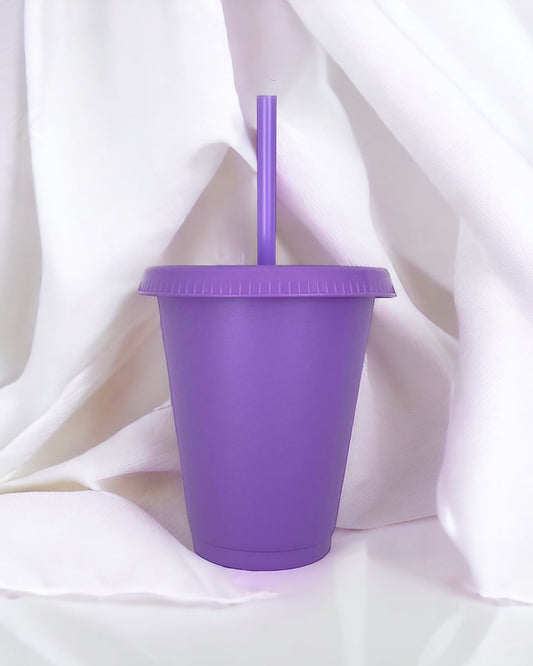 16OZ PURPLE SOLID COLOUR CUP