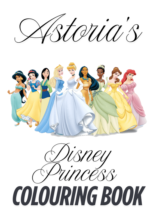 Princess colouring book