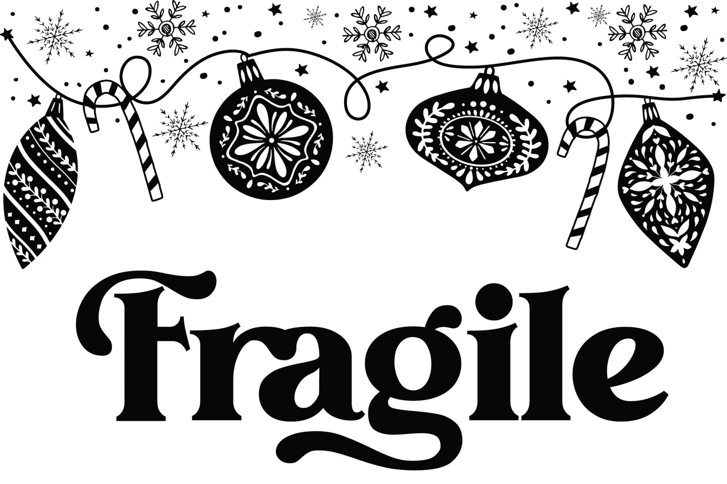 Christmas thermal stickers