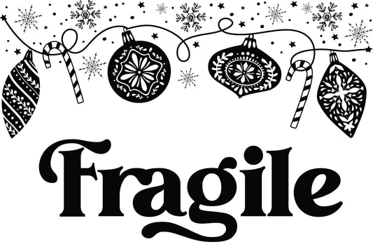 Christmas thermal stickers